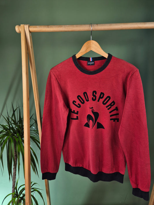Le Coq Sportif Sweater Heren | Rood | Maat S