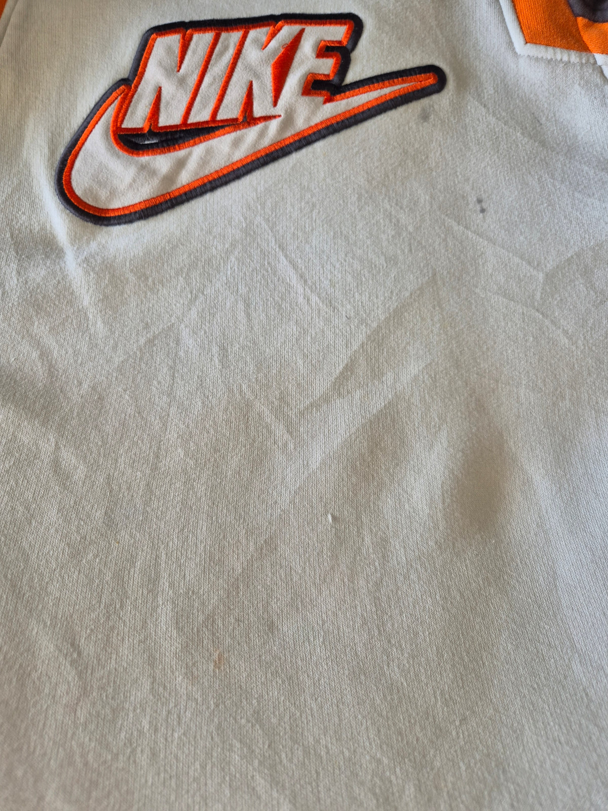 Nike Front Logo Sweater Dames | Wit | Maat L