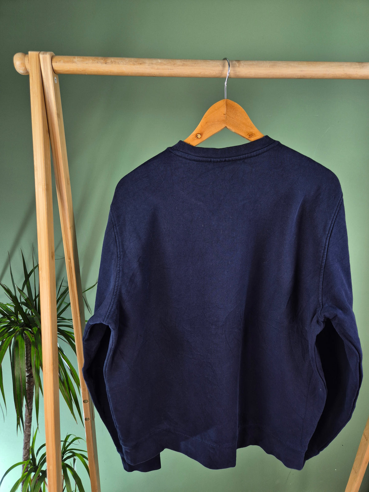 Lacoste Chest Logo Sweater Heren | Blauw | Maat L