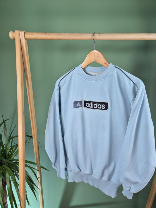 Adidas Sweatshirt Dames | Blauw | Maat XS