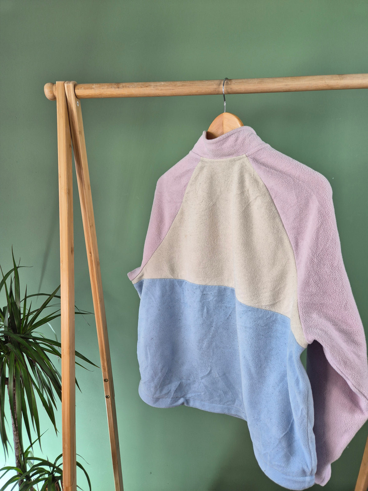 Crazy Fleece Sweater Dames | Lila | Maat S