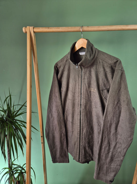 Jack Wolfskin Fleece Vest Heren | Grijs | Maat M