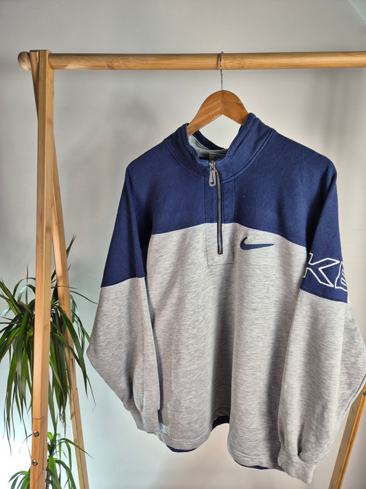 Nike 90s Quarter Zip Sweater Heren | Grijs | Maat M