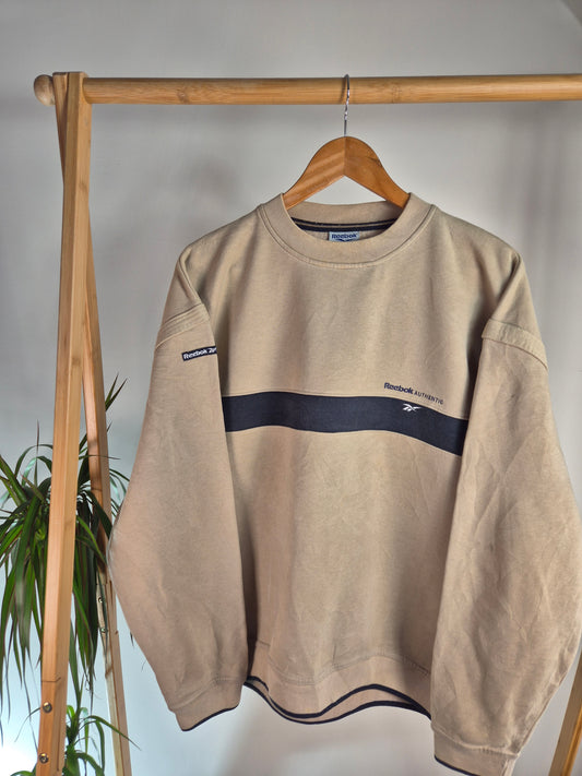 Reebok 90s Sweater Heren | Beige | Maat M