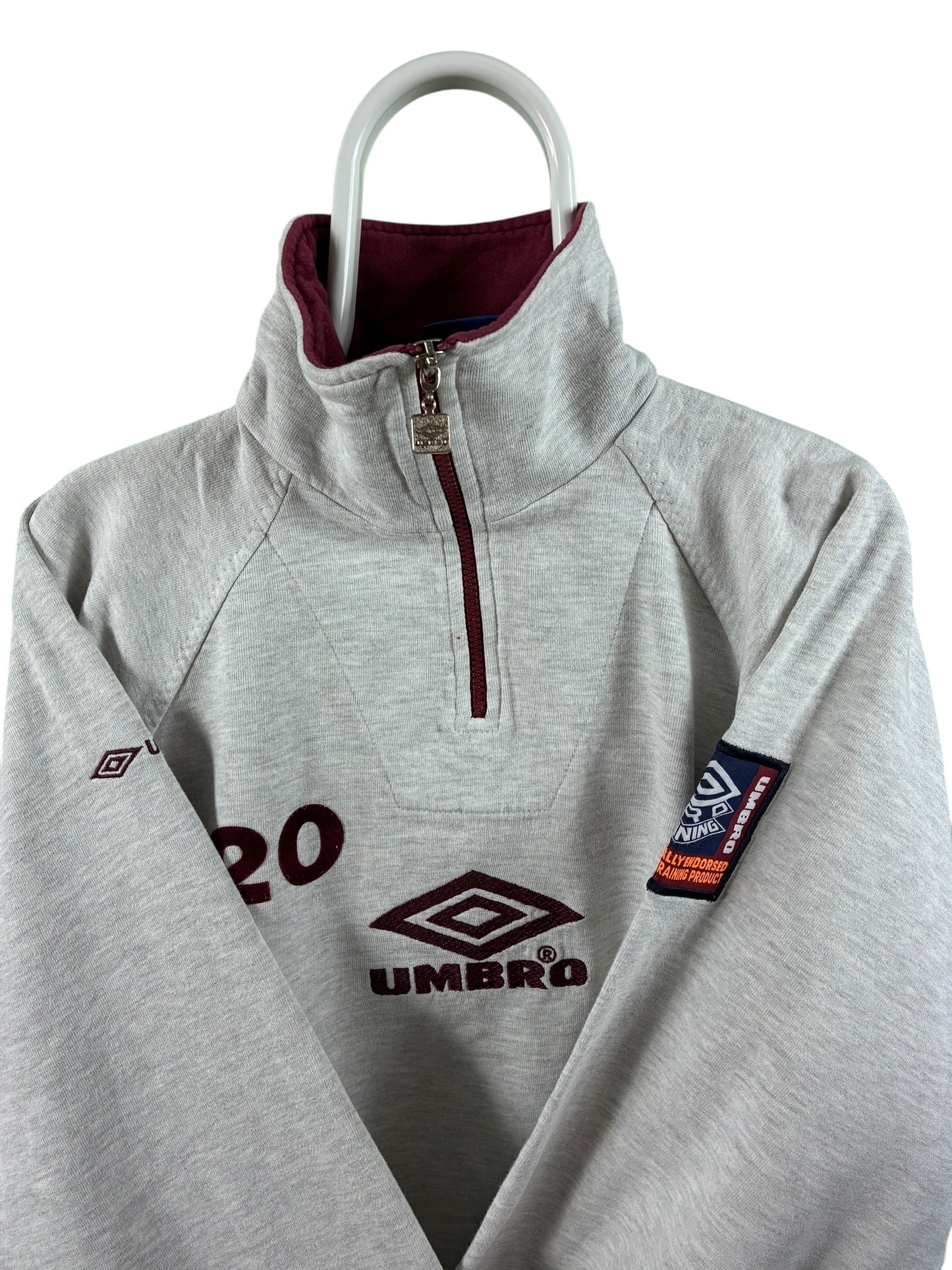 Umbro RARE quarter zip sweater maat XL