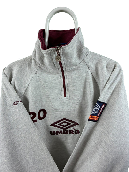 Umbro RARE quarter zip sweater maat XL