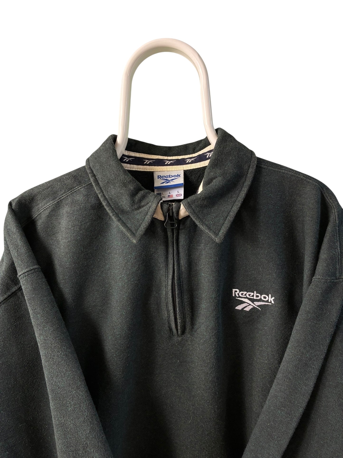 Reebok quarter zip sweater maat XL