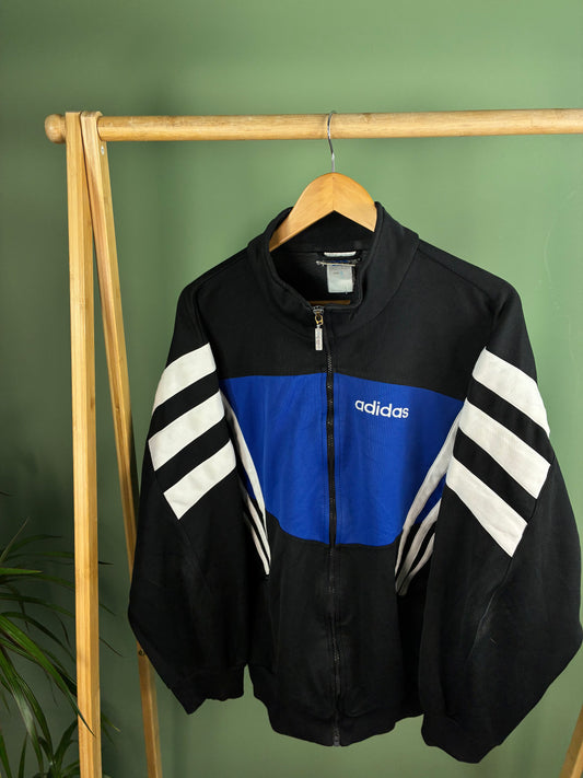 Vintage 90s Adidas track Jack maat L heren zwart