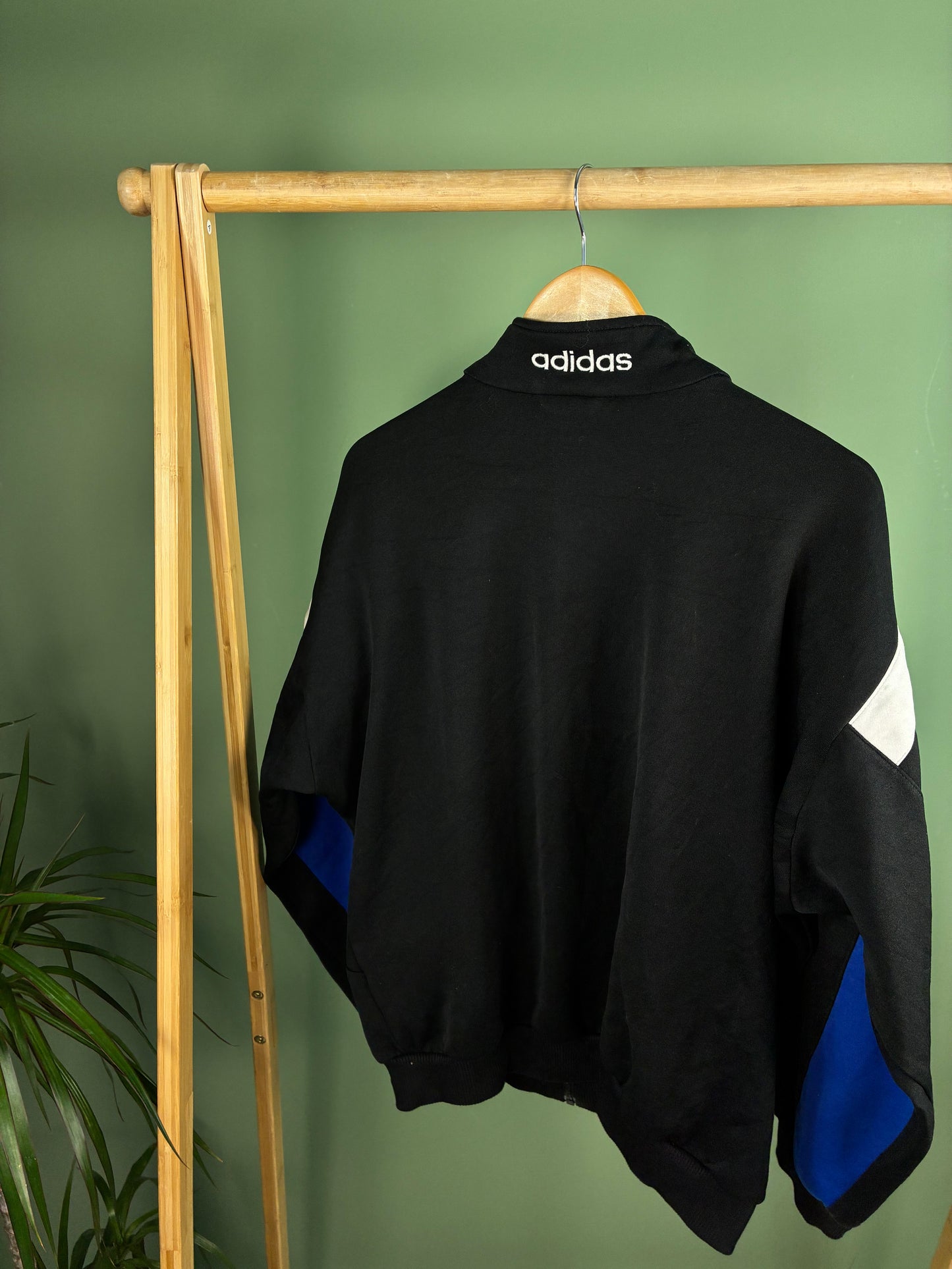 Vintage 90s Adidas track Jack maat L heren zwart