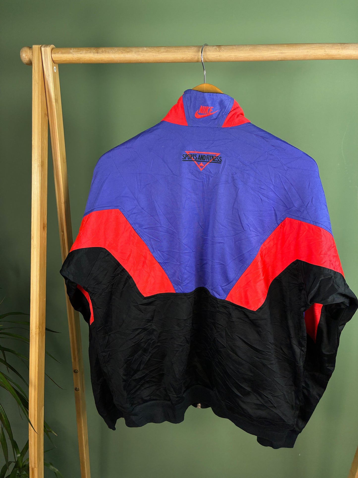 Vintage 90s Nike rare track jack maat S paars dames