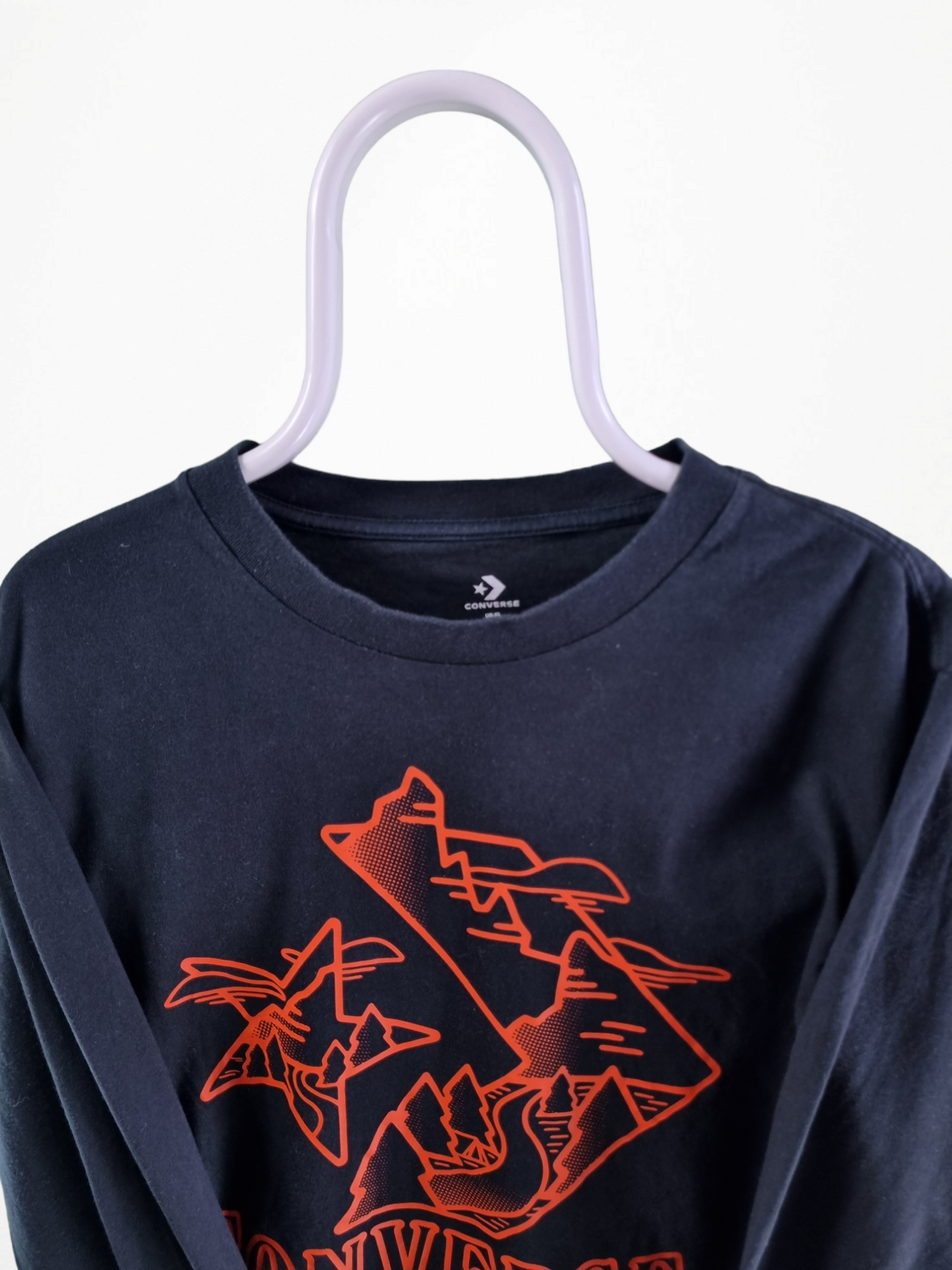 Converse long sleeve tee maat XL