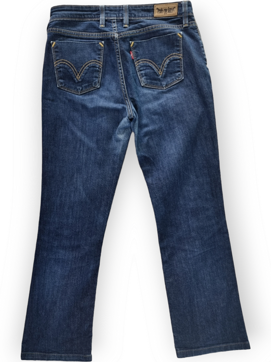 Levi's 627 Straight Jeans Dames | Blauw | Maat W30 L30