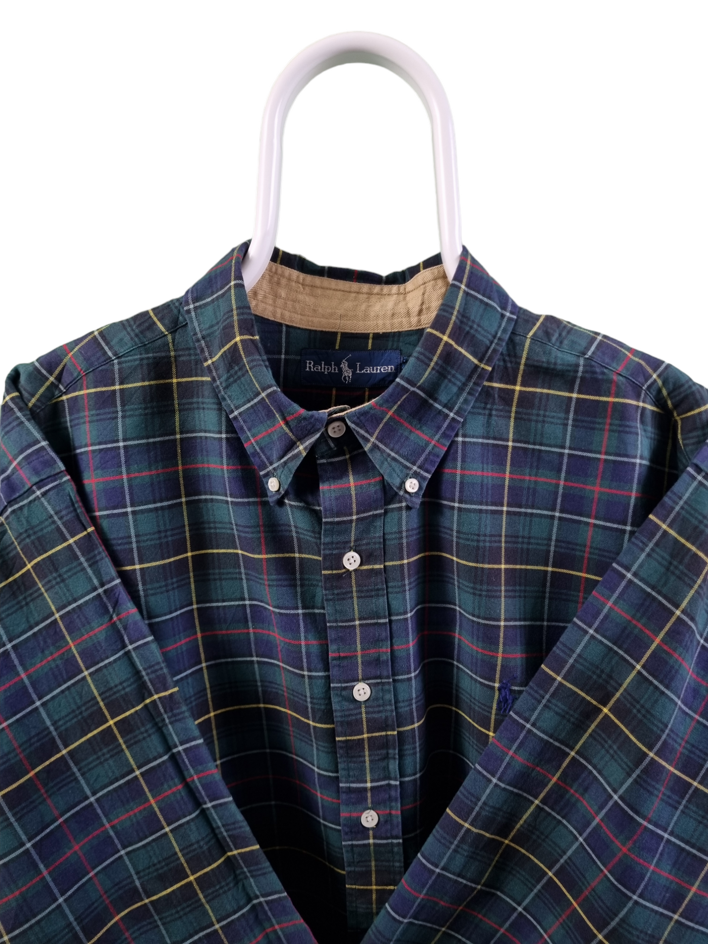 Ralph Lauren check print shirt maat XL