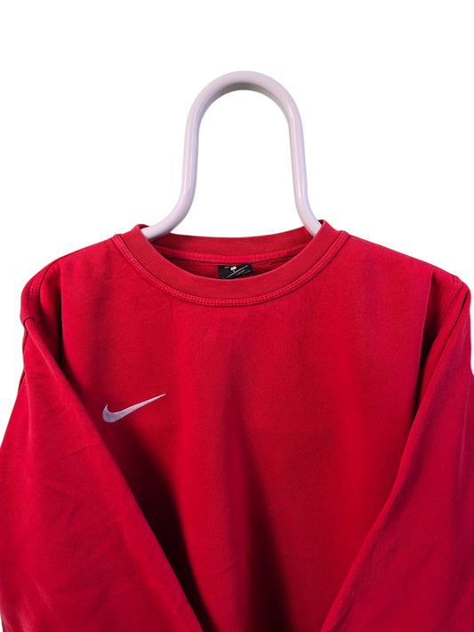 Nike chest swoosh sweater maat L