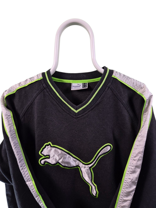 Puma 90s v-neck sweater maat L