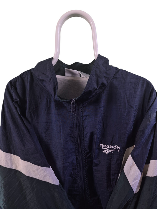 Reebok 90s back logo zipper maat XXL