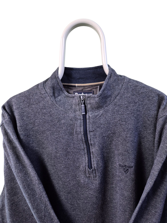 Barbour quarter zip sweater maat XL