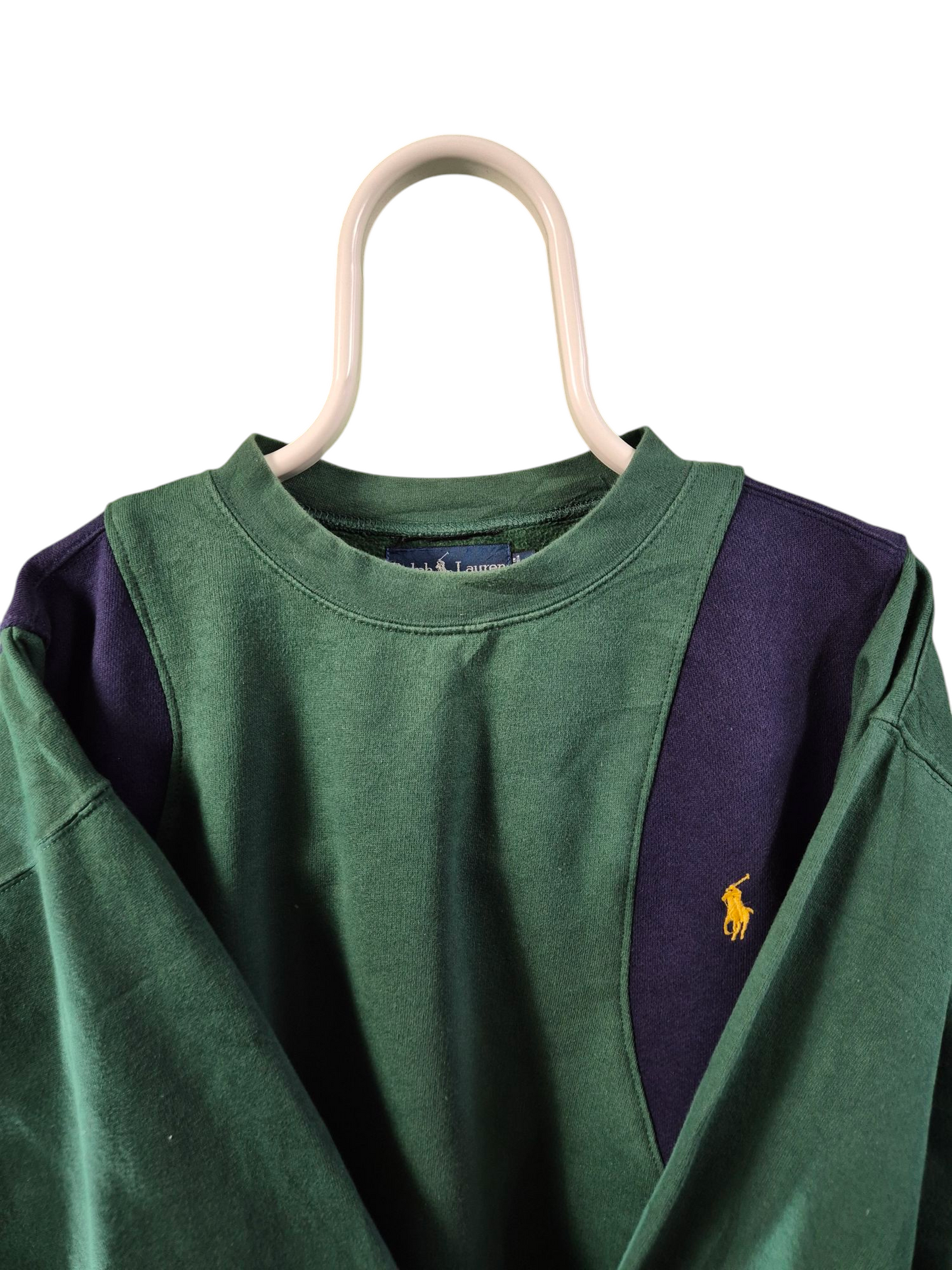 Ralph Lauren chest logo rework sweater maat L