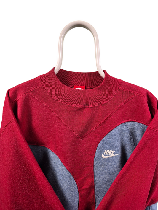 Nike chest logo rework sweater maat L