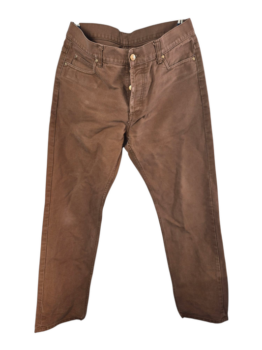 Carhartt Regular Fit Jeans Heren | Bruin | W34 L32