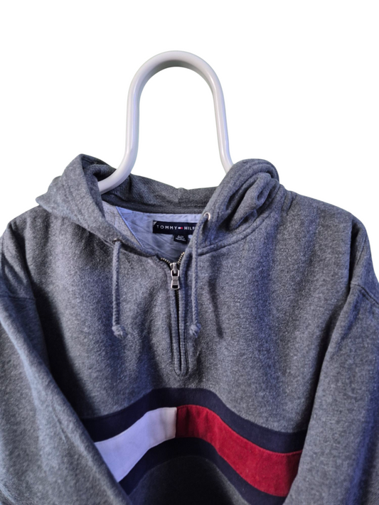 Tommy Hilfiger quarter zip hoodie maat L