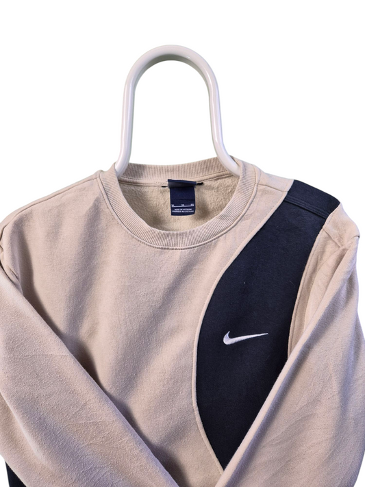 Nike chest swoosh reworked sweater maat S