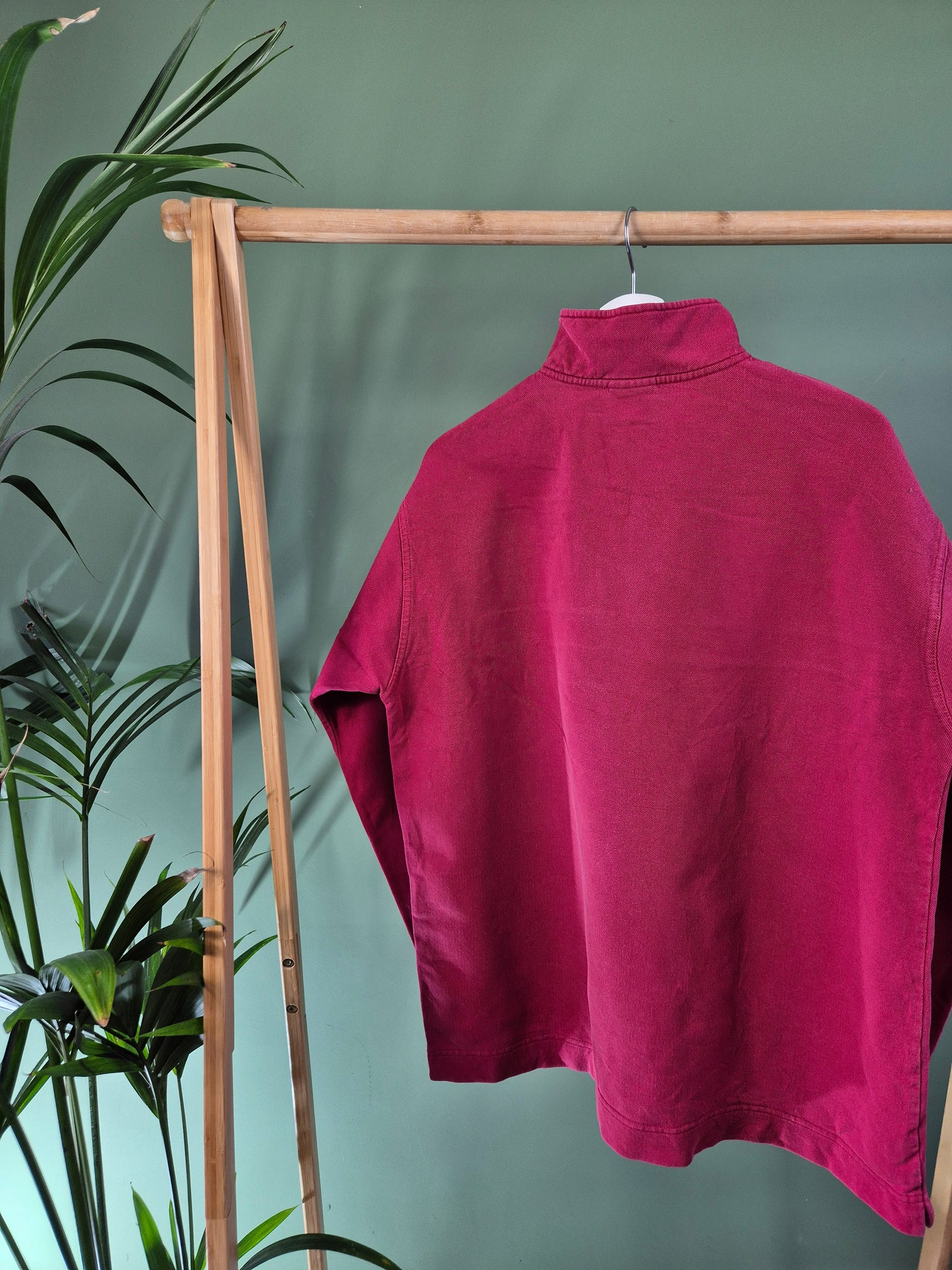 Reebok quarter zip sweater maat L