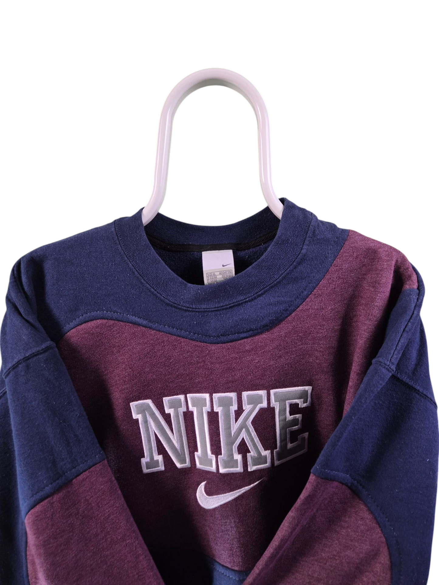 Nike rework spell out sweater maat XL