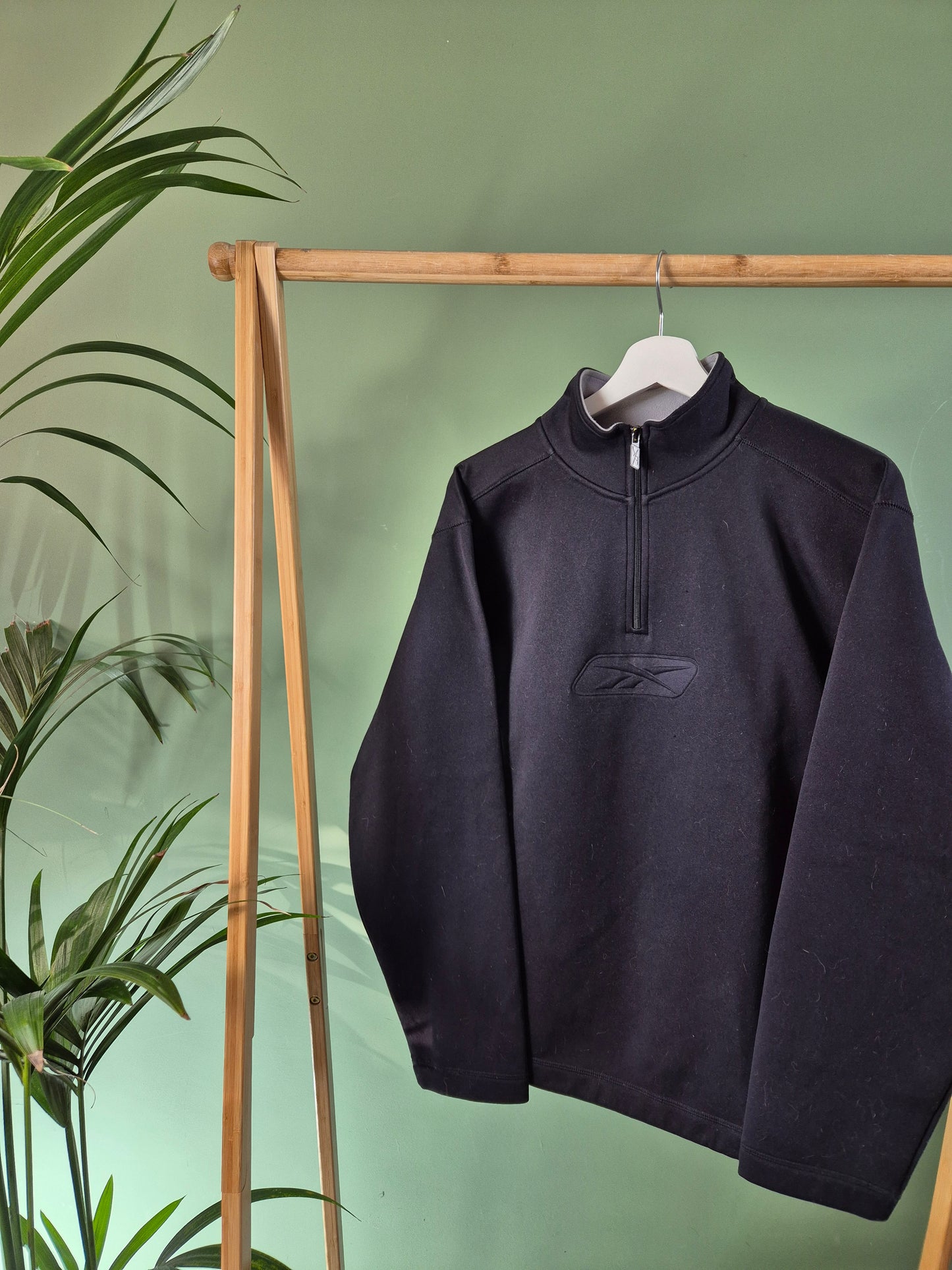 Reebok quarter zip sweater maat M