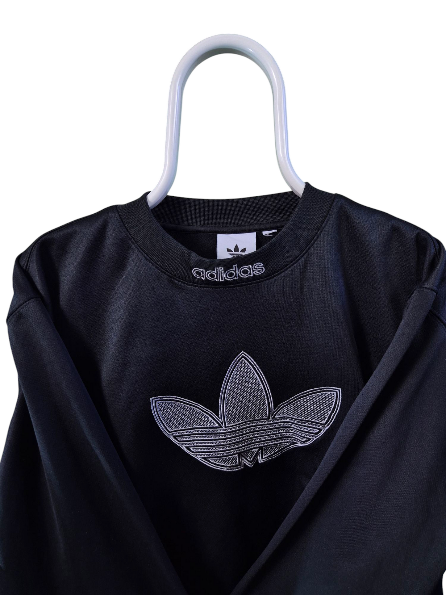 Adidas front logo sweater maat L