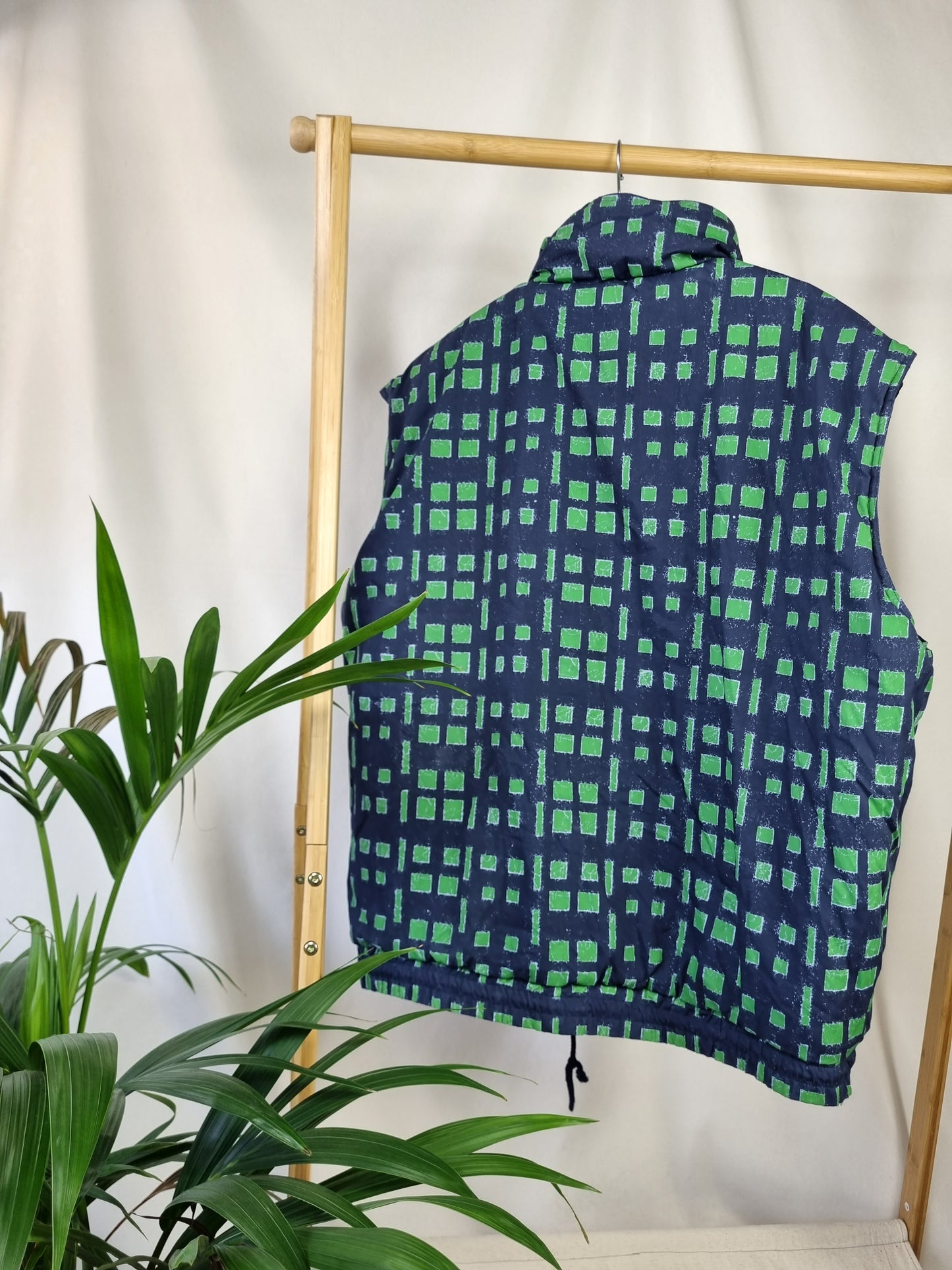 Reversible vintage bodywarmer maat XXL