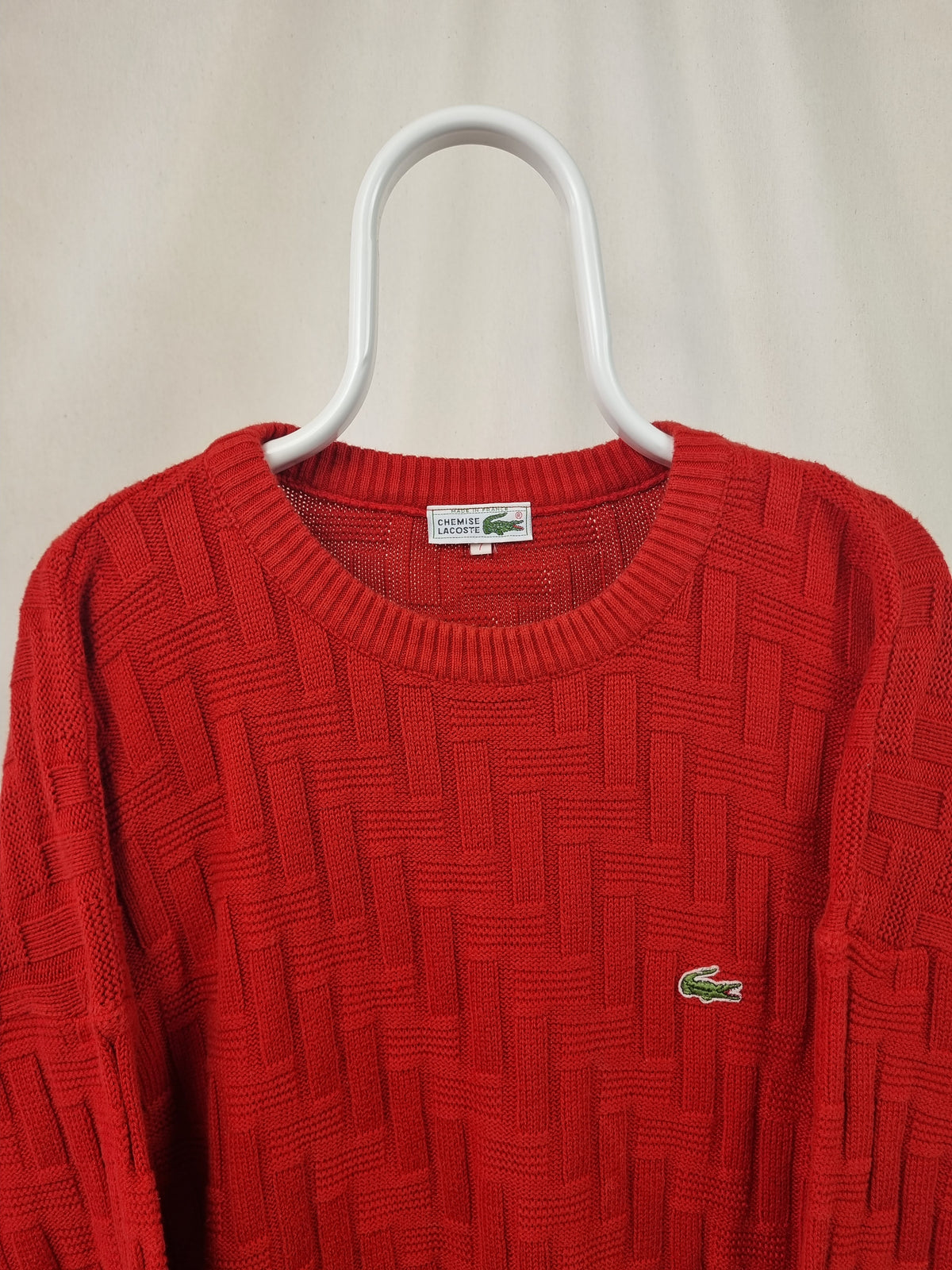 Lacoste gebreide trui maat XXL