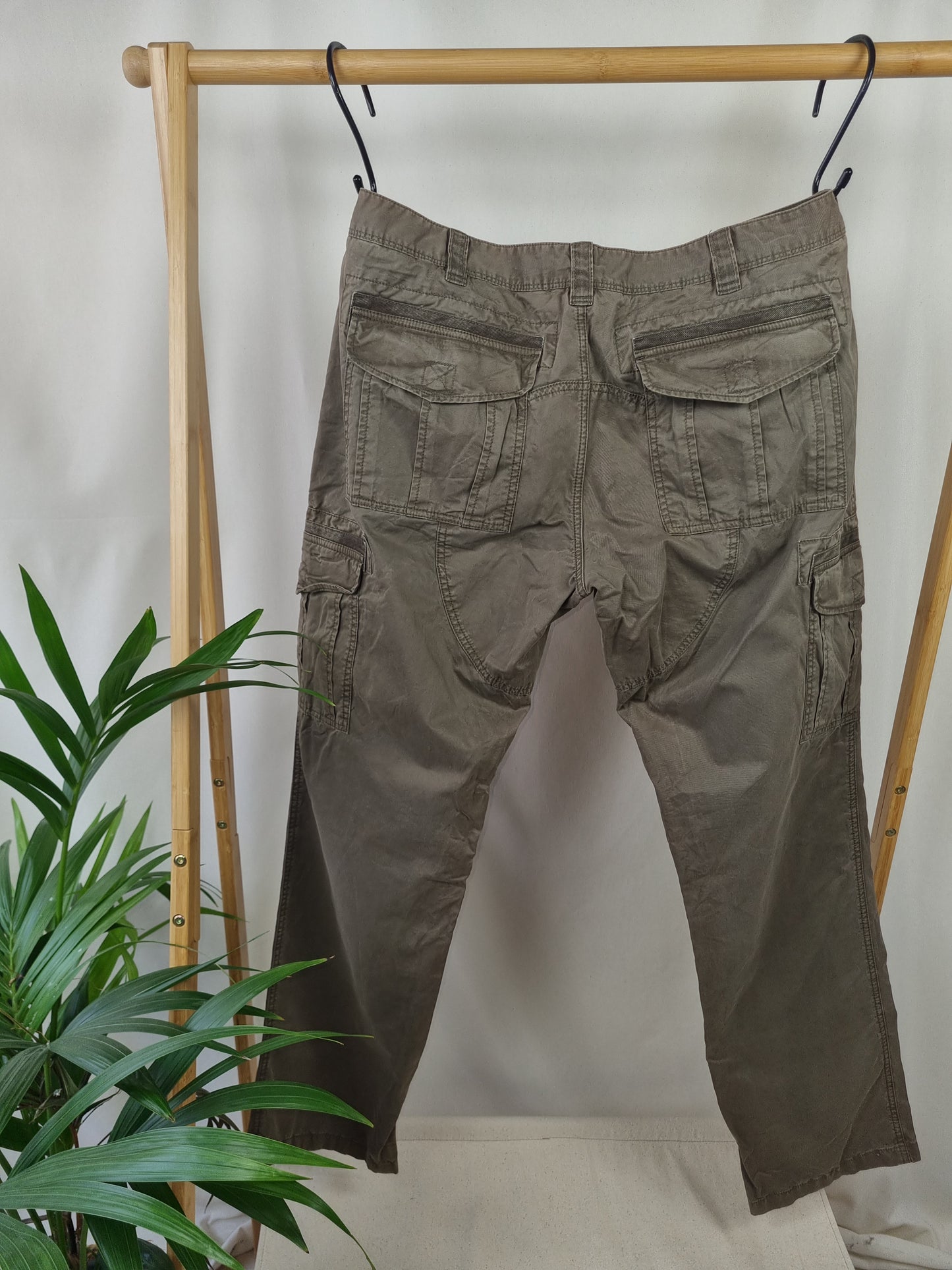 Vintage napapijri cargo broek maat 38