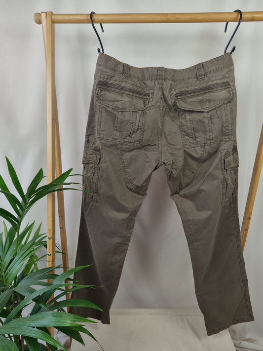 Vintage napapijri cargo broek maat 38