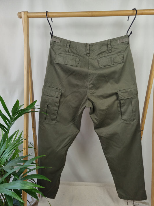 Vintage cargo broek maat 34