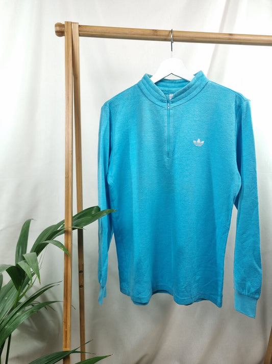 Adidas mid 80s sweater van dunne stof maat L