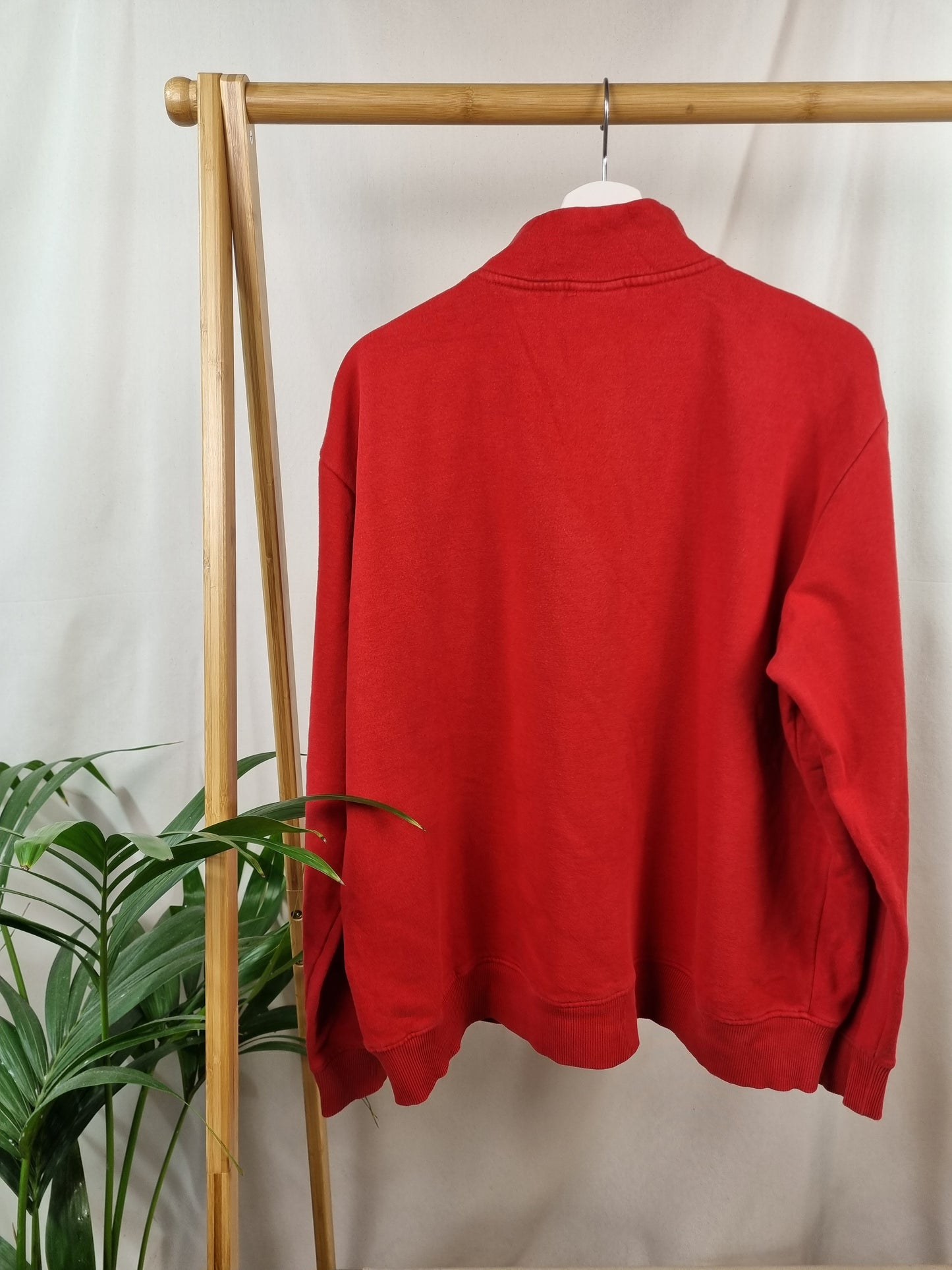 Fila embroidered text zipper maat XL