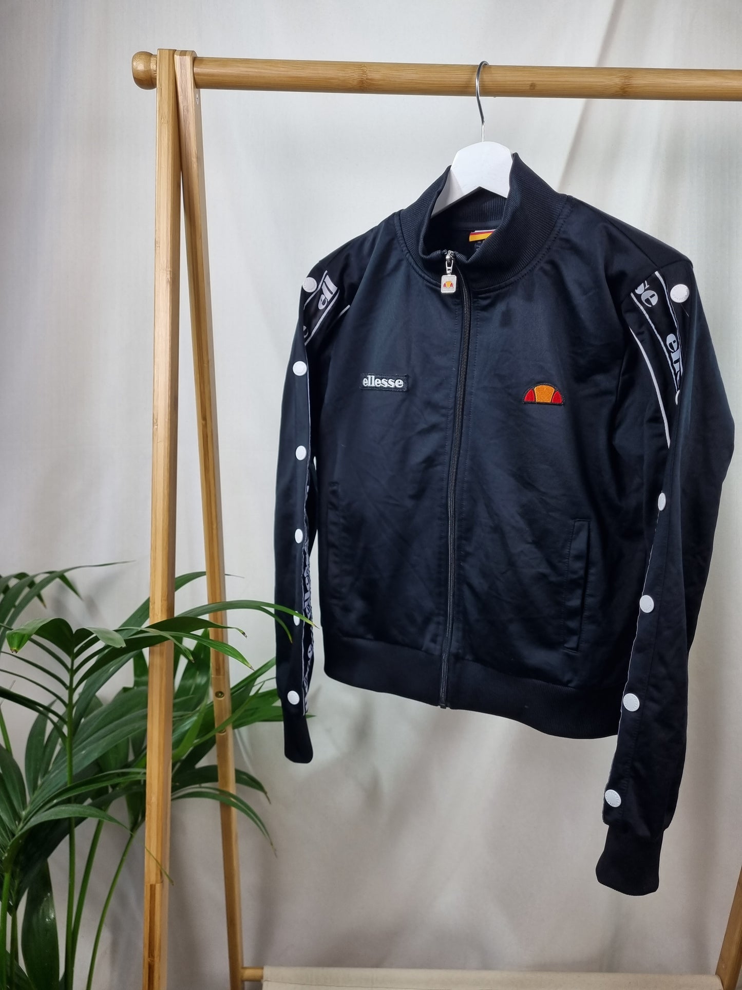 Ellesse tape vest met opstaande kraag maat L