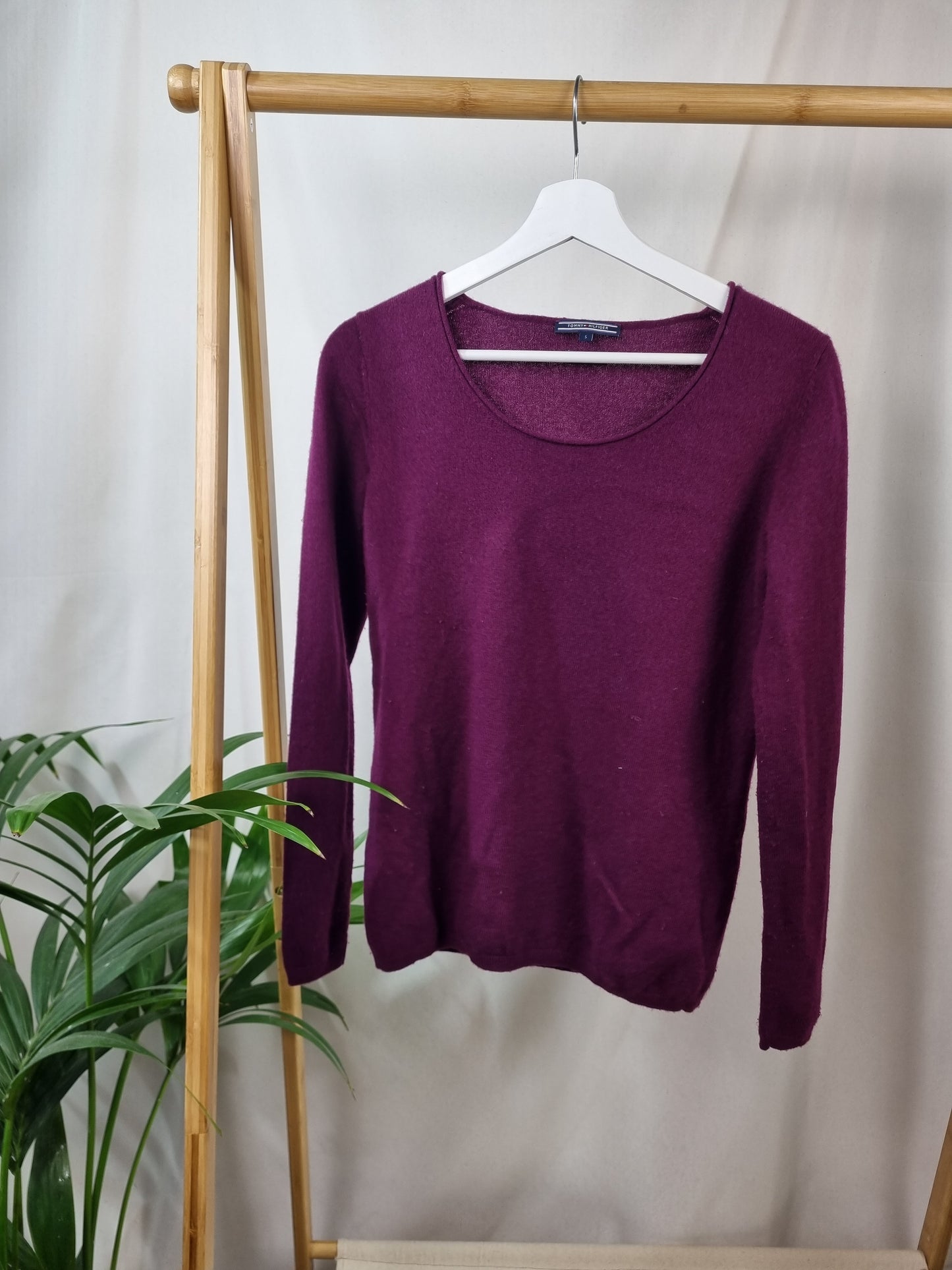 Tommy Hilfiger cashmere LW trui maat S