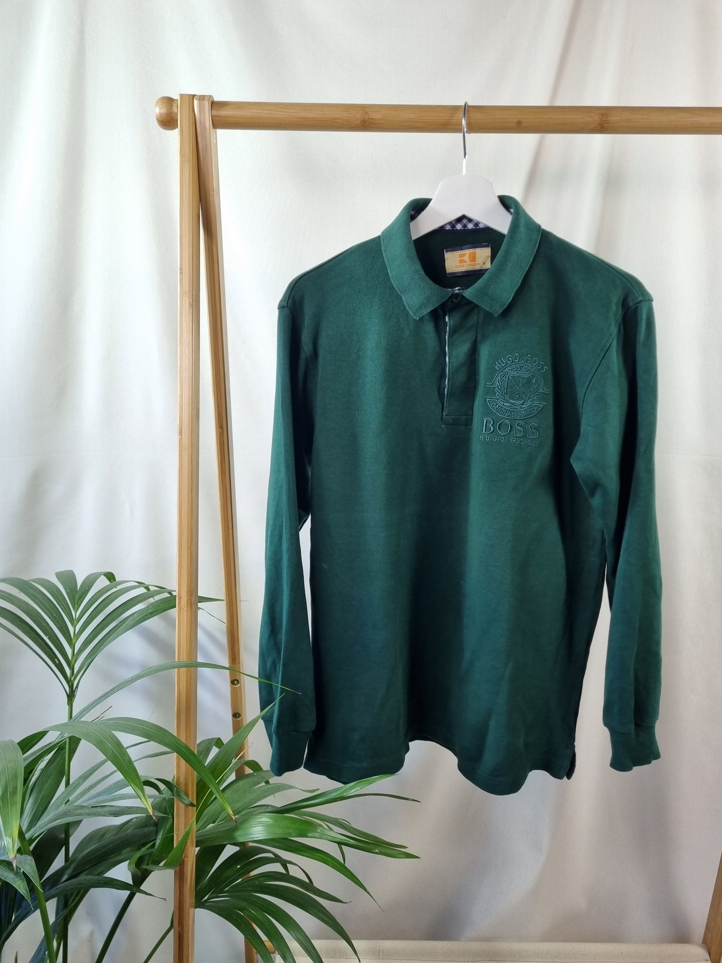 Hugo Boss LS polo maat S