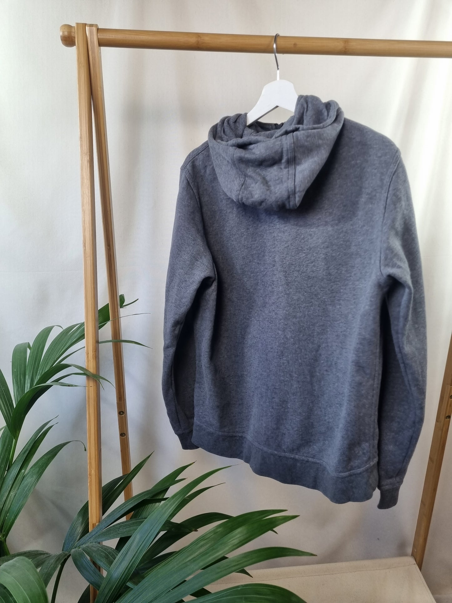 Nike chest swoosh hooded zipper maat L