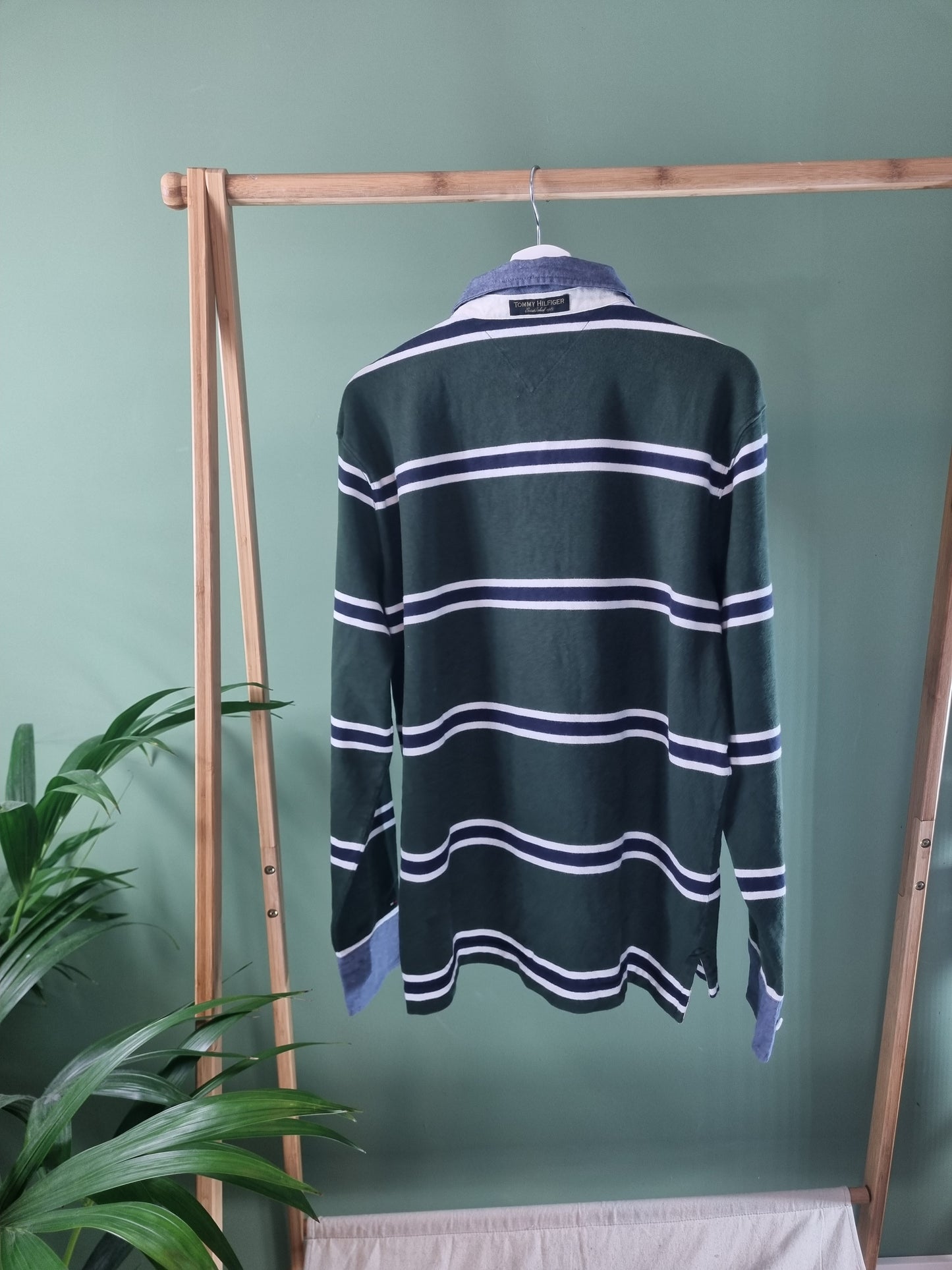 Tommy Hilfiger LS polo maat XL