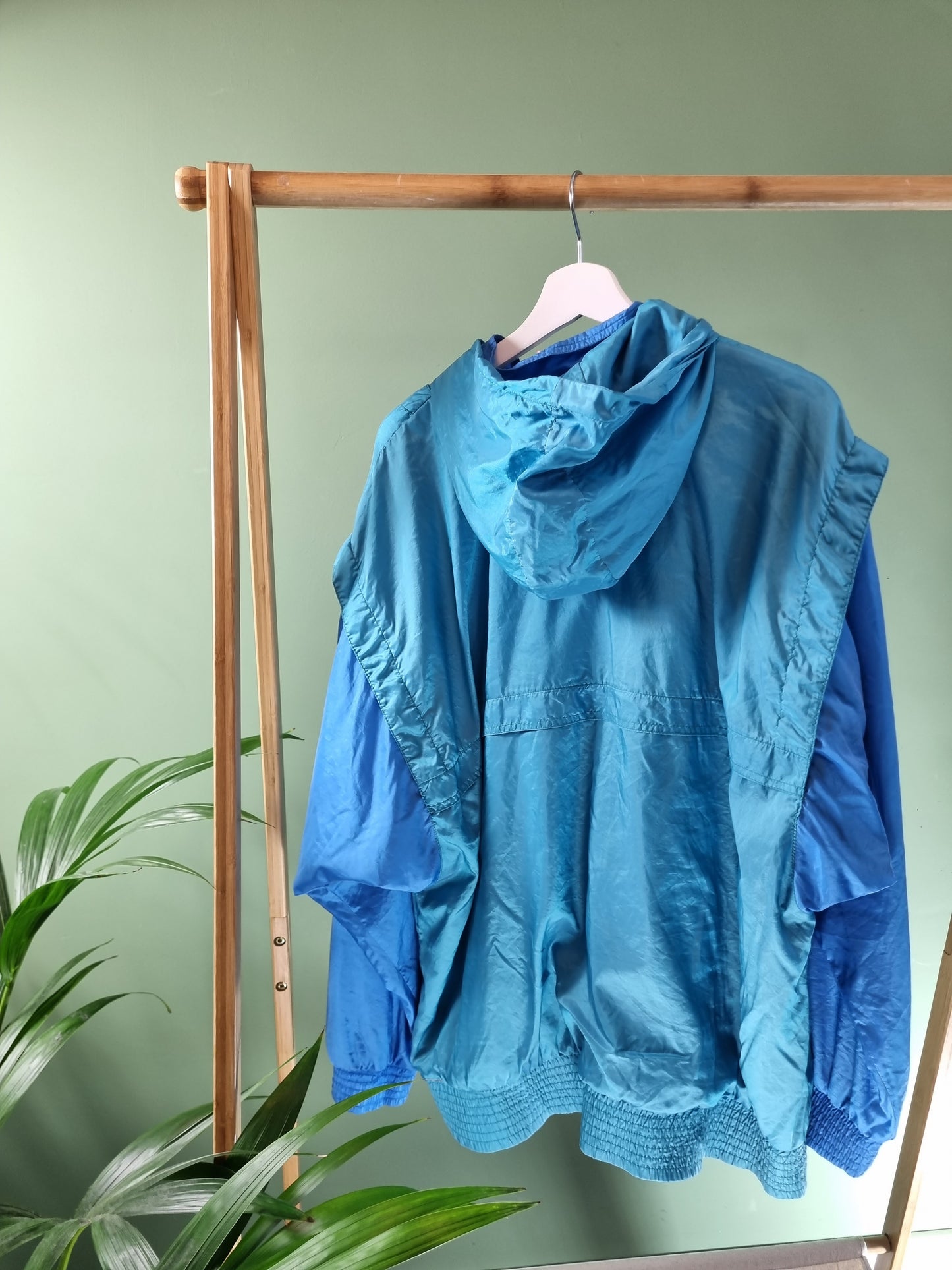 Adidas 90s anorak van parachute stof maat XXL