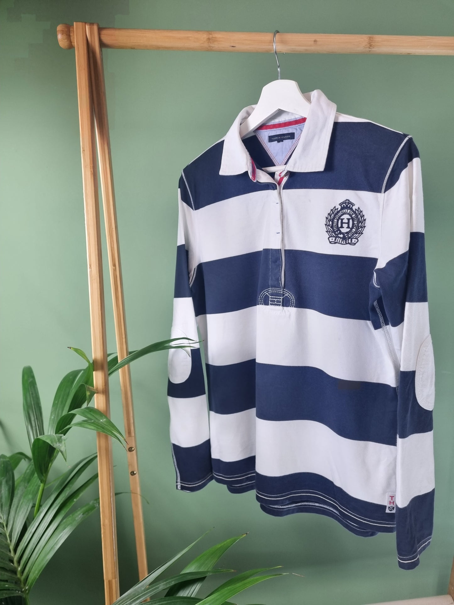 Tommy Hilfiger LS polo maat S/M