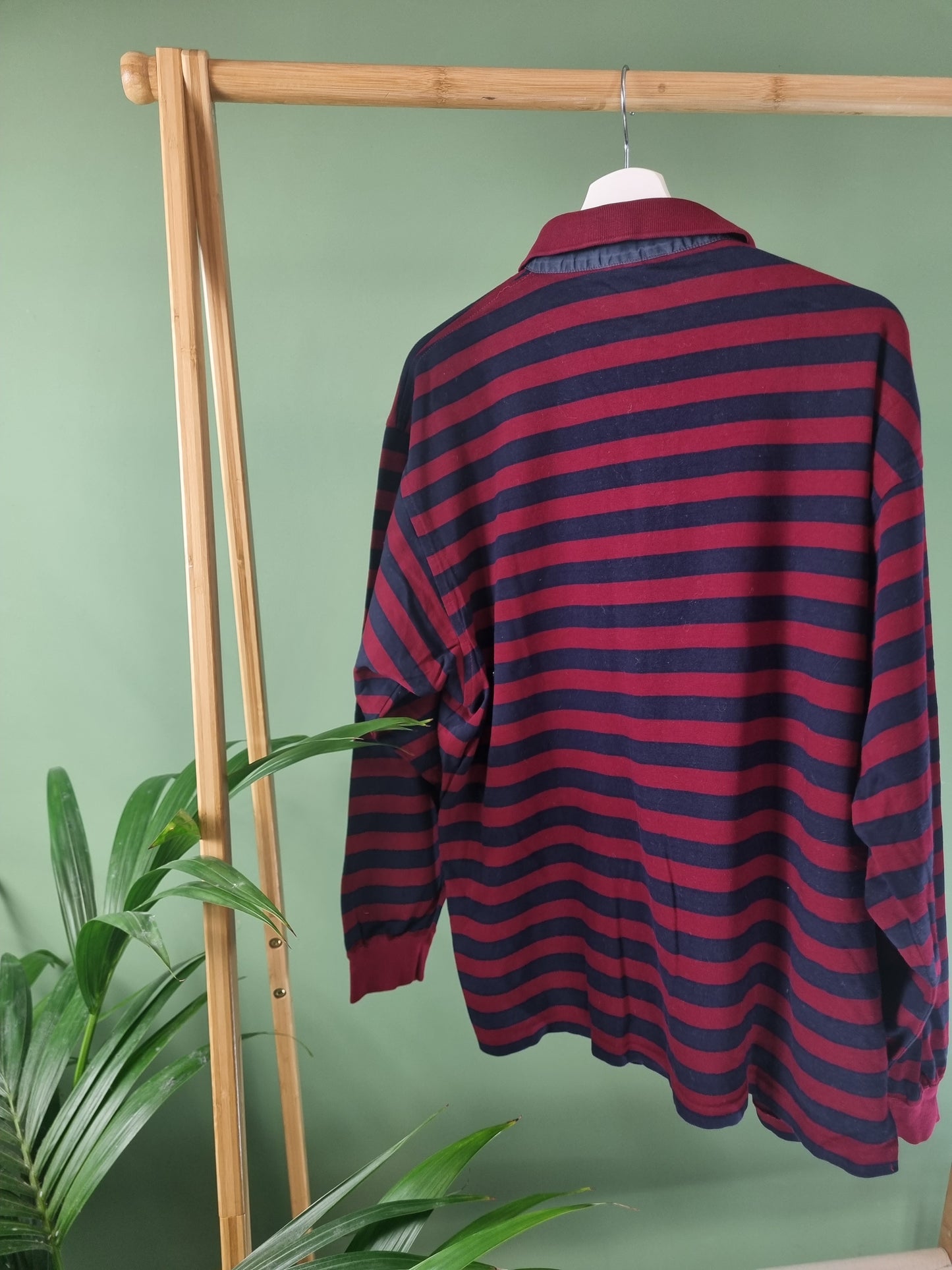 Lacoste striped polo maat XL