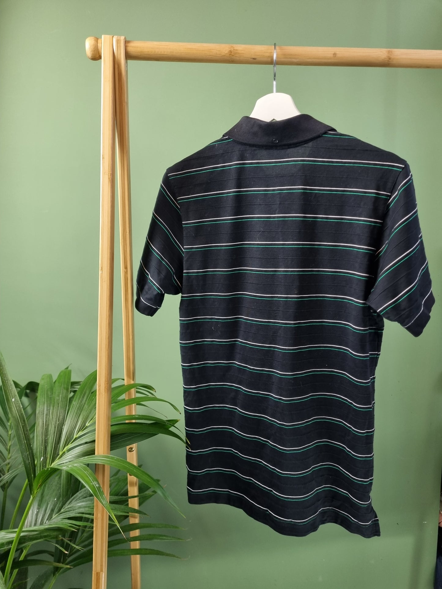 Nike stripe polo maat S