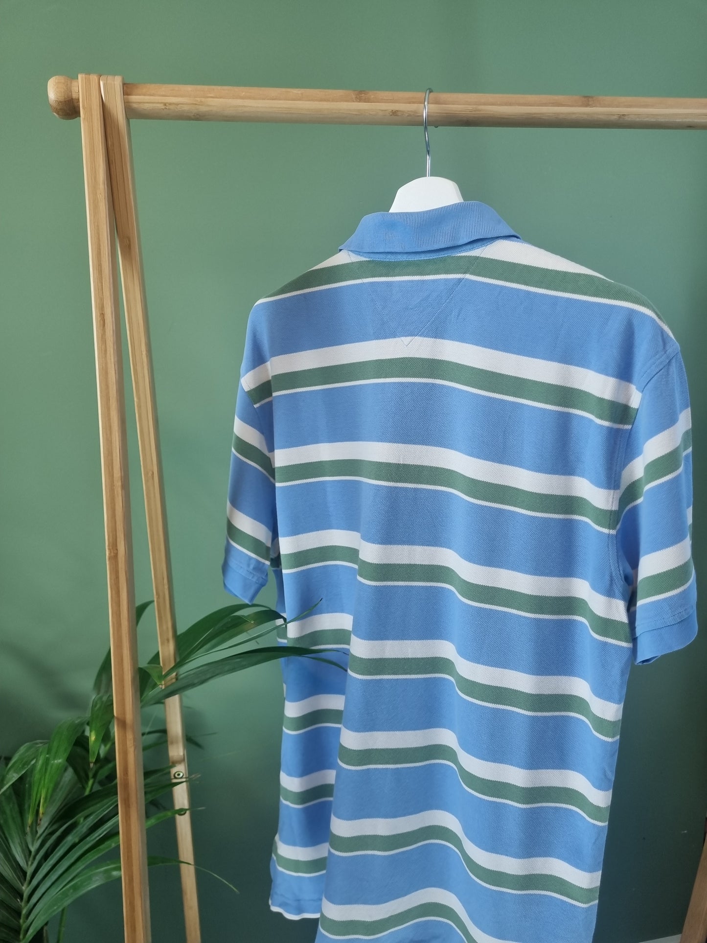 Tommy Hilfiger stripe polo maat L