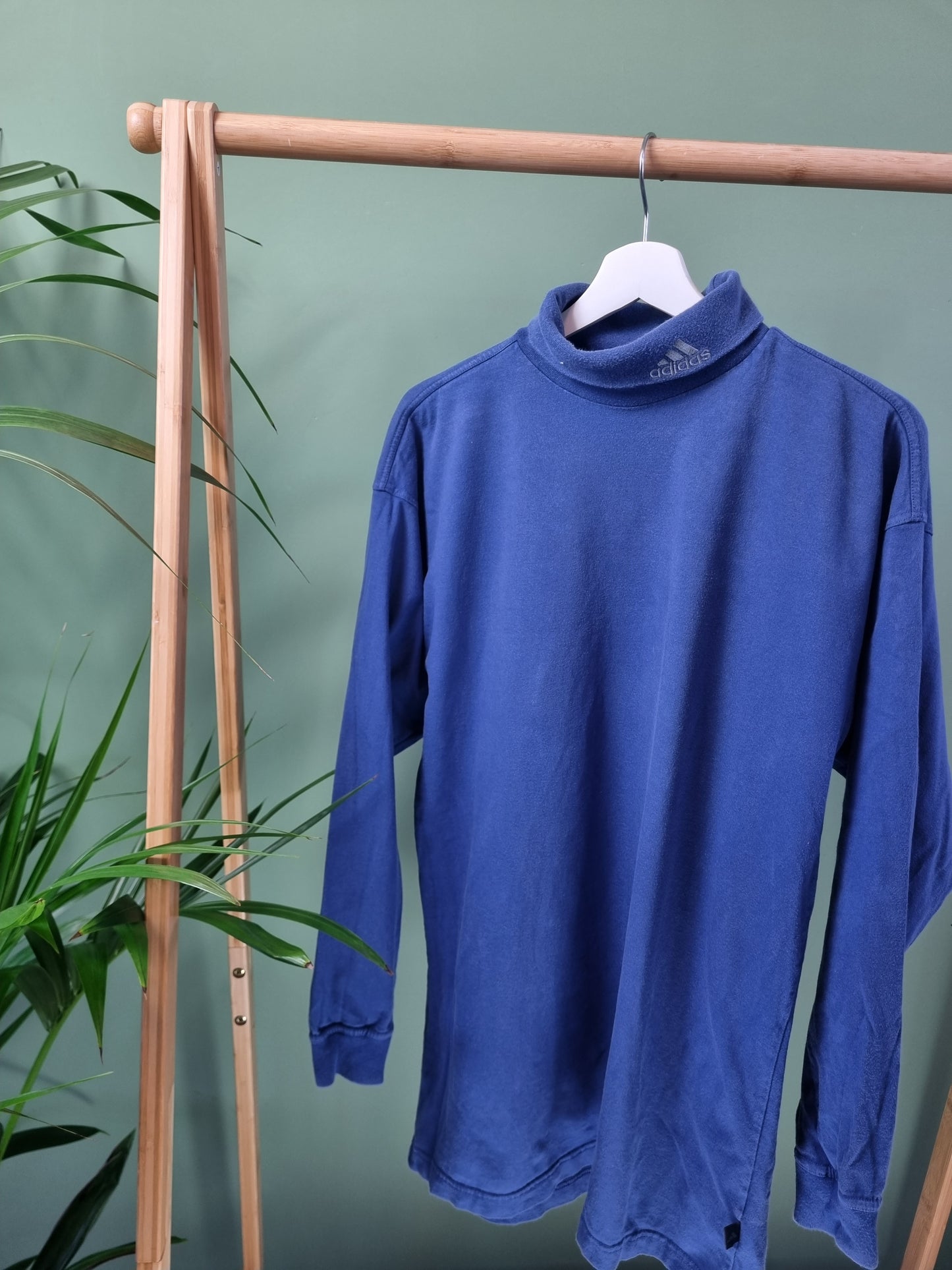 Adidas 90s collar log lightweight sweater maat L