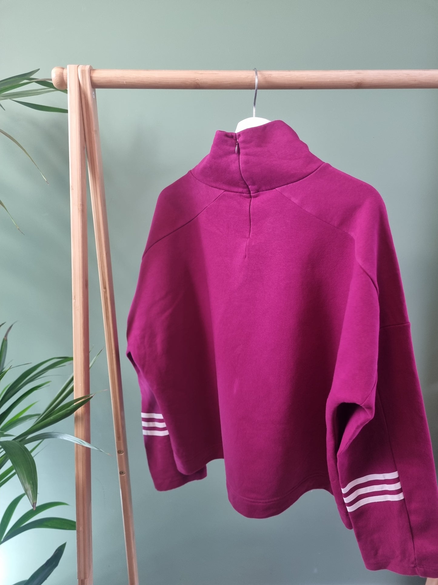 Adidas oversized col sweater maat XL