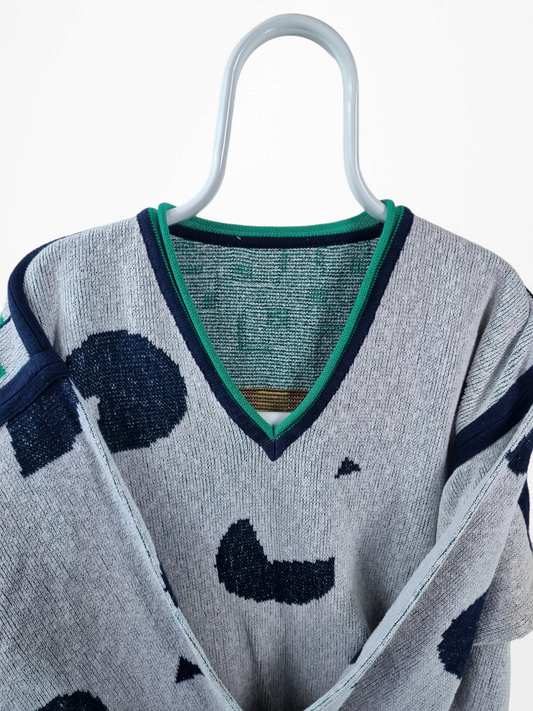 Vintage v-hals trui maat L